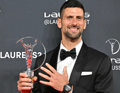 Novak Djokovic ganó el Premio Laureus 2024 al mejor deportista del año