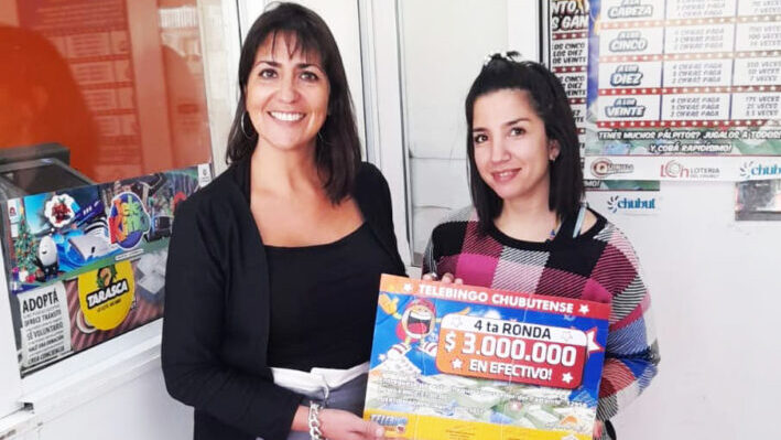 Una vecina madrynense ganó tres millones de pesos en el Telebingo