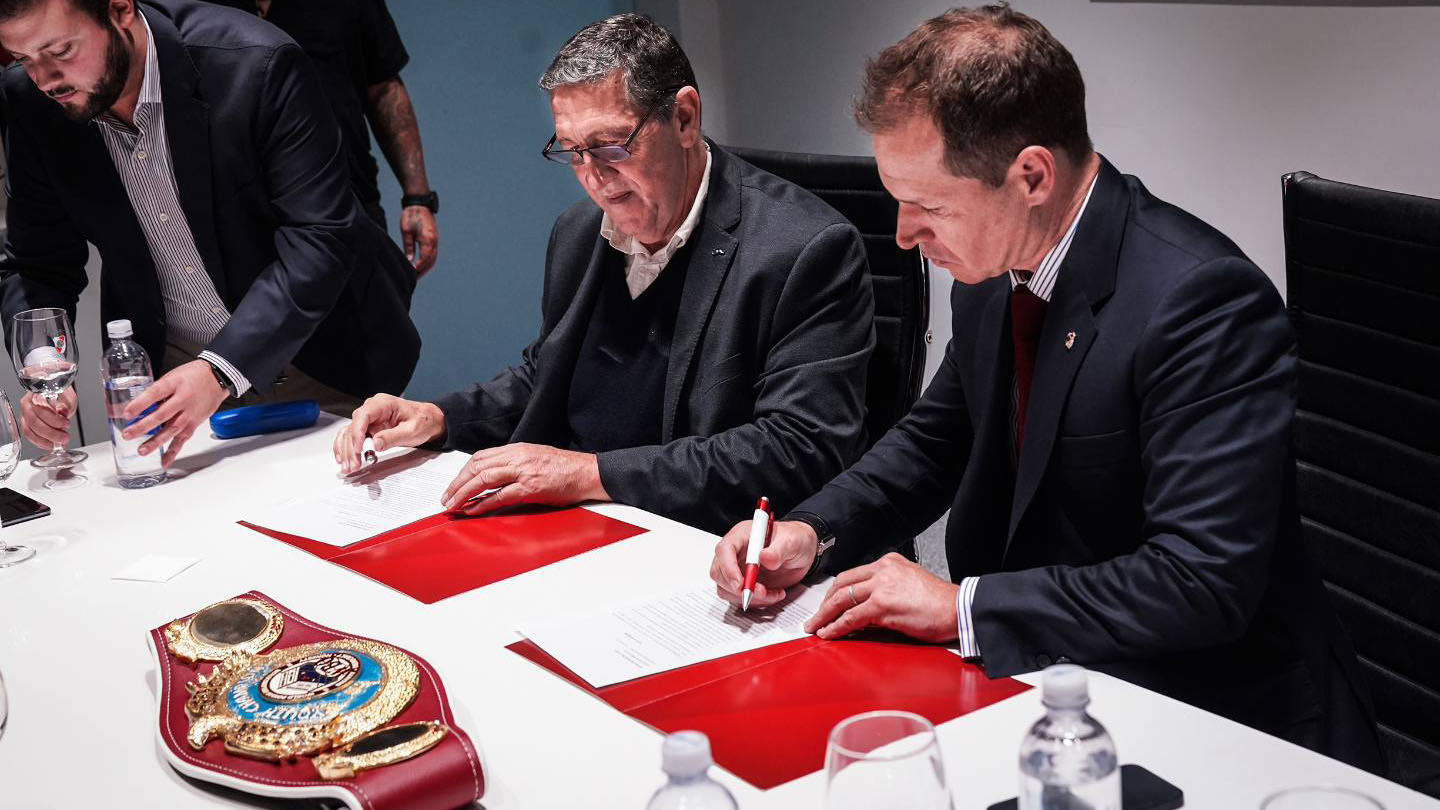 La Federación Argentina de Box y River Plate firmaron un acuerdo histórico