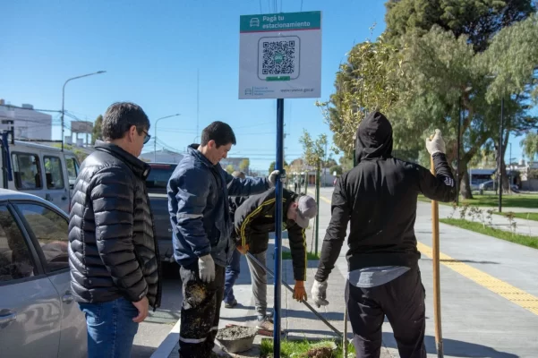 estacionamiento medido, Rawson, SEM
