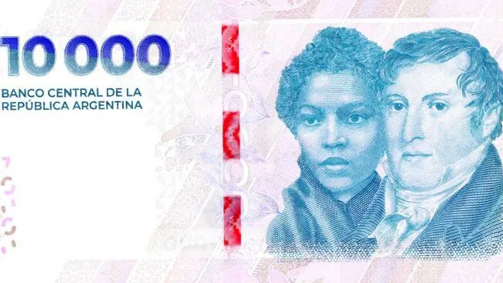 El Banco Central ya puso en circulación el billete de $10.000