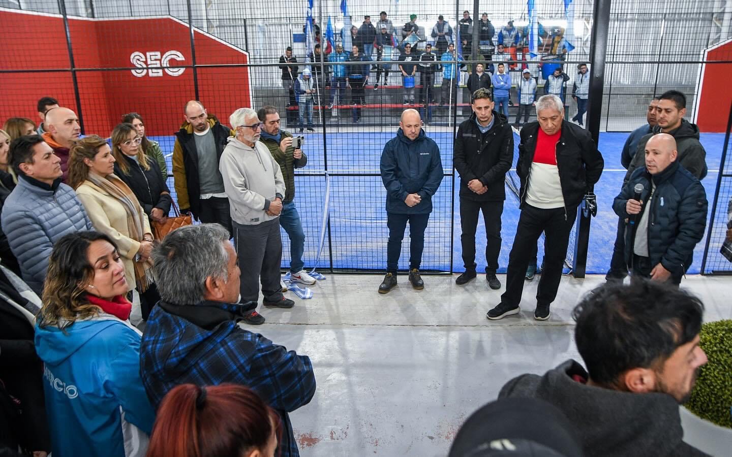 El SEC Madryn reinauguró sus canchas de pádel