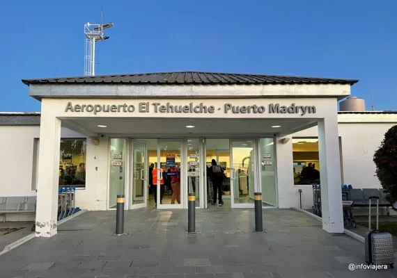Aeropuerto, asfalto, Madryn, obras