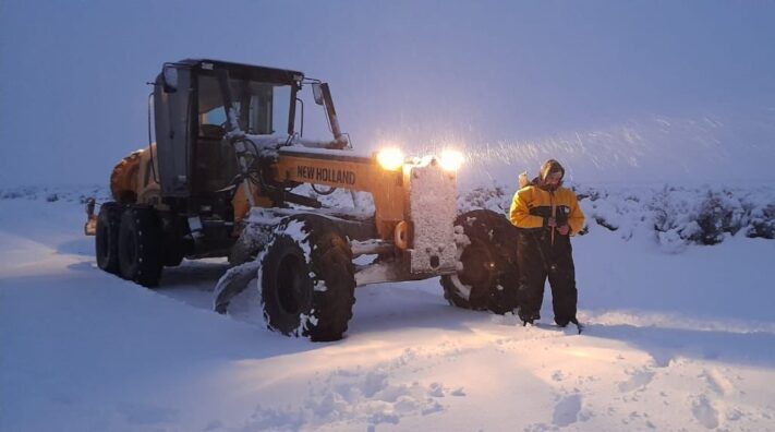 chubut, nieve, Operativo, rutas, temporal