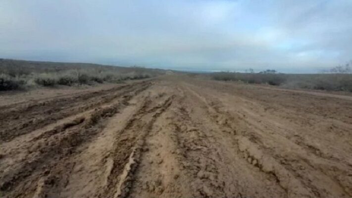 Doradillo, lluvia, Madryn, ruta