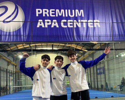 Jugadores chubutenses, campeones en el Nacional de Menores de Paddle