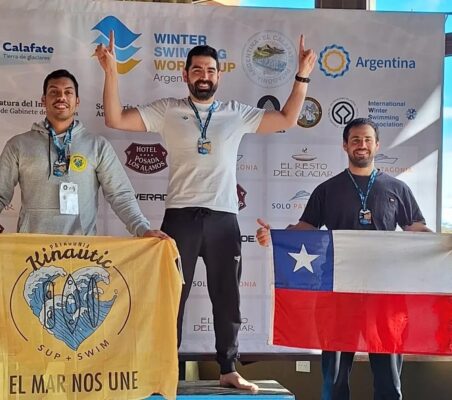 chubut, invierno, natación