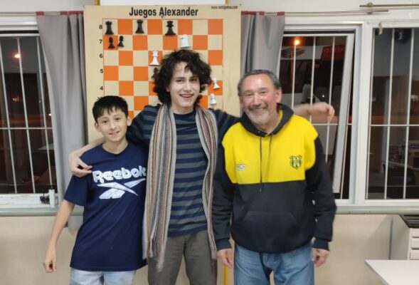 Martin Barrionuevo ganó el Torneo Mensual de Peones del Sur de Ajedrez