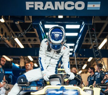 Colapinto disputó las pruebas libres del GP de Singapur de Fórmula 1