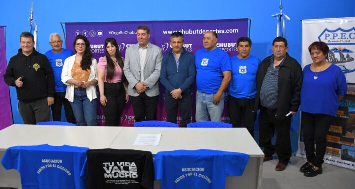 Se presentó la travesía de ciclismo “Eduardo Balo Sepúlveda” que unirá Trevelin y Rawson