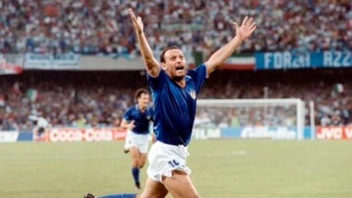 Murió “Toto” Schillaci, el máximo goleador del Mundial de Italia 1990