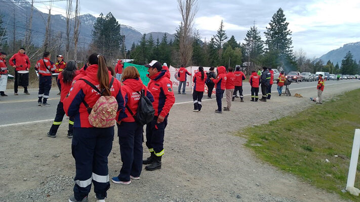 brigadistas, las golondrinas, Paritarias, paro