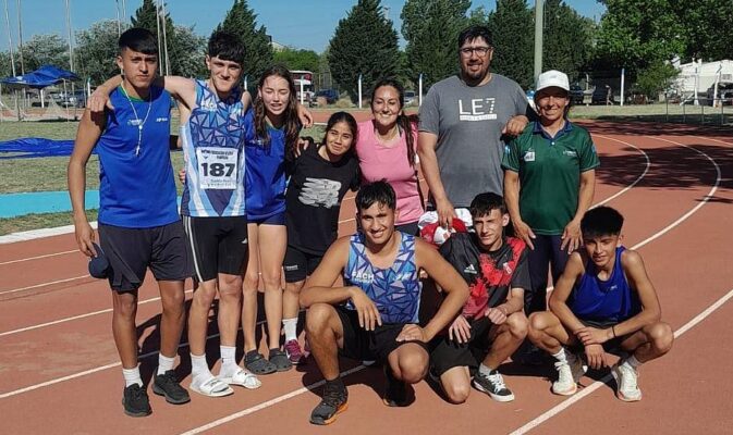 En el Nacional U16 de Atletismo, la delegación Chubut logró una gran cosecha de medallas