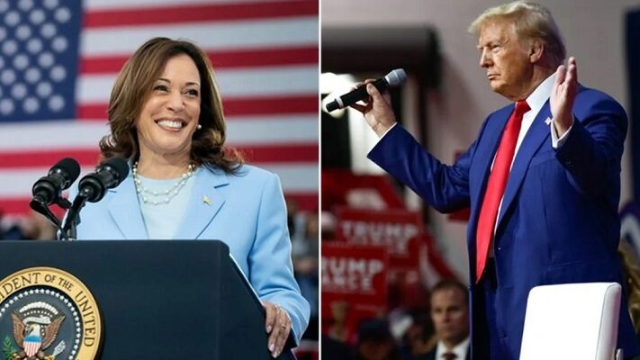 Donald Trump, Kamala Harris