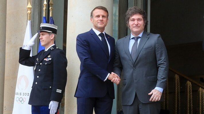 emmanuel macron, Javier Milei