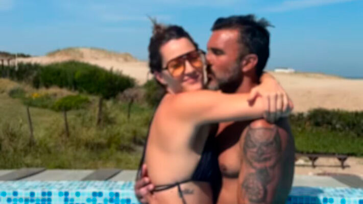 El álbum de fotos de la escapada familiar de Mica Viciconte y Fabián Cubero con sus hijos a Mar de las Pampas