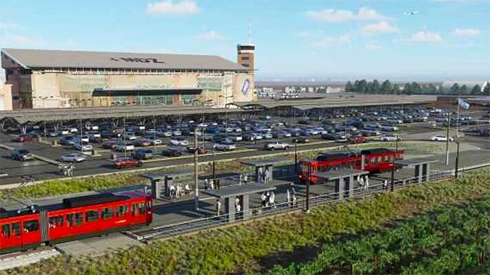 Aeropuerto, Mendoza, noticias, tranvia electrico, turismo