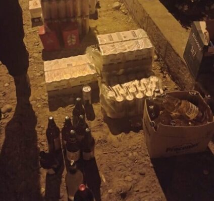 alcohol, decomiso, policía, VENTA ILEGAL
