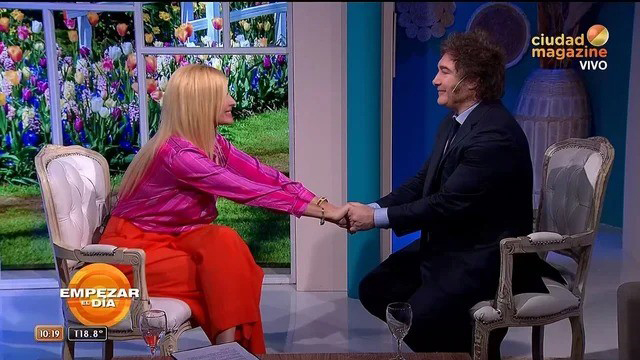 Javier Milei visitó el programa de Yuyito González