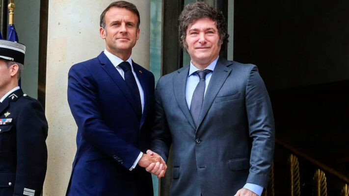 Casa Rosada, emmanuel macron, Javier Milei