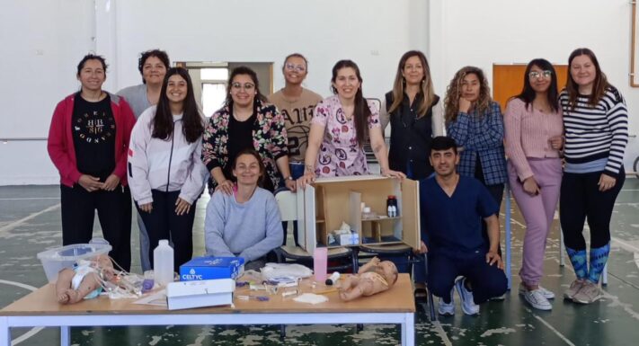capacitación, chubut, escuelas, Madryn, salud, Taller