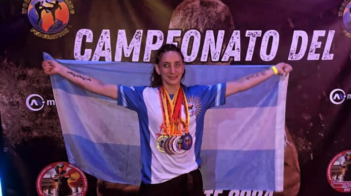 Exitoso 2024 para la peleadora Yocelyn Balboa tras su gran perfomance en el Mundial WKF