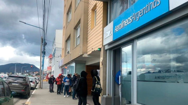 Aerolíneas Argentinas, Fin de año, oficinas, turismo, USHUAIA
