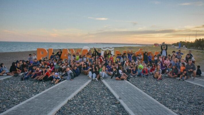 Colonia, Playa Unión, Rawson, verano