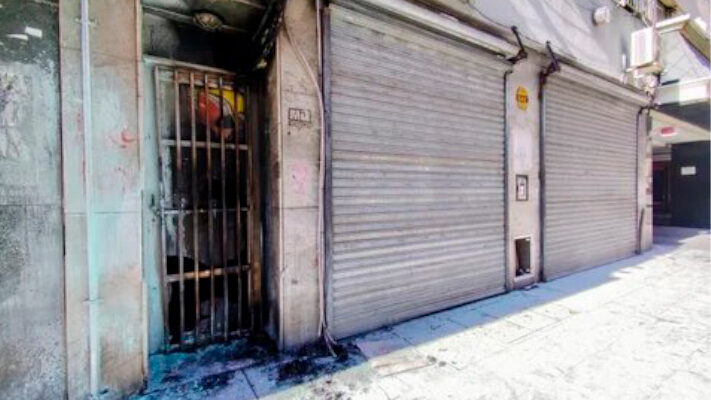 bomba molotov, bomberos, Destrozos, explosión, incendio, policía, ROSARIO, Santa Fe, Secretaría de Niñez, violencia