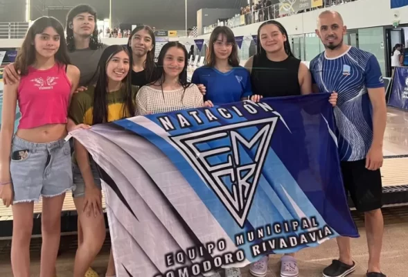 El equipo de Natación de Comodoro con excelentes resultados en el Campeonato Nacional