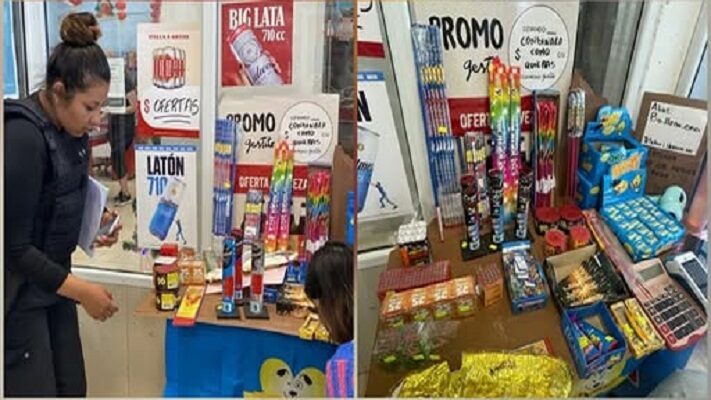 comodoro, pirotecnia, policía