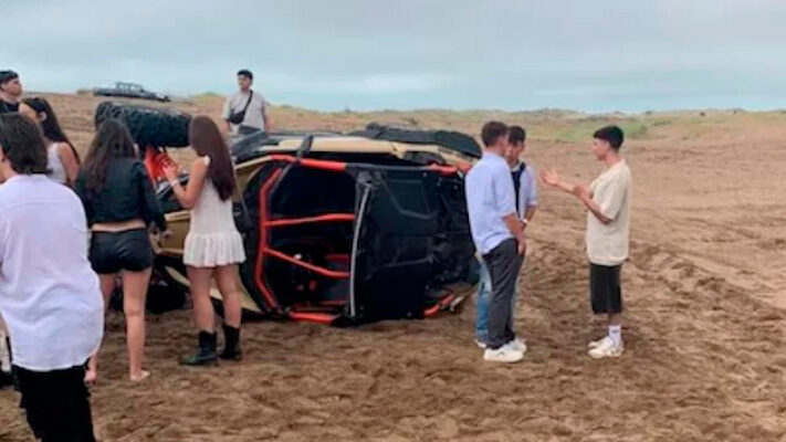 Año Nuevo, Atropello, Fiesta, fiesta electrónica, Las Huellas, medanos, MONTE HERMOSO, PELEA