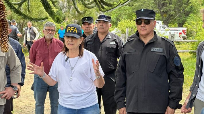 BULLRICH, chubut, desalojo, los alerces