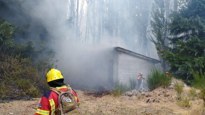 emergencia ígnea, epuyén, incendio forestal