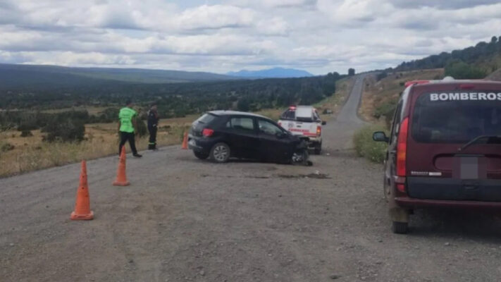 bomberos voluntarios, Corcovado, INCIDENTE VIAL, Trevelin