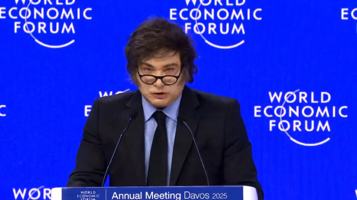 Milei en Davos: «Hay que eliminar el virus de la ideología woke»