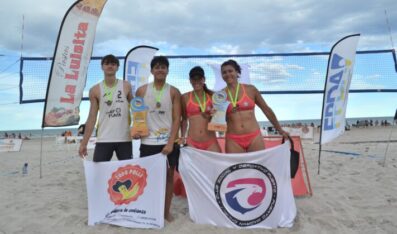 Chubutenses de gran actuación en la Fecha 3 del Circuito Patagónico de Beach Voley