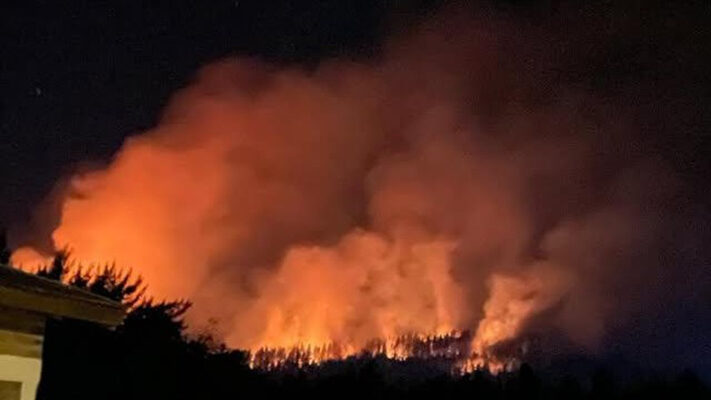 El Hoyo, epuyén, incendio forestal