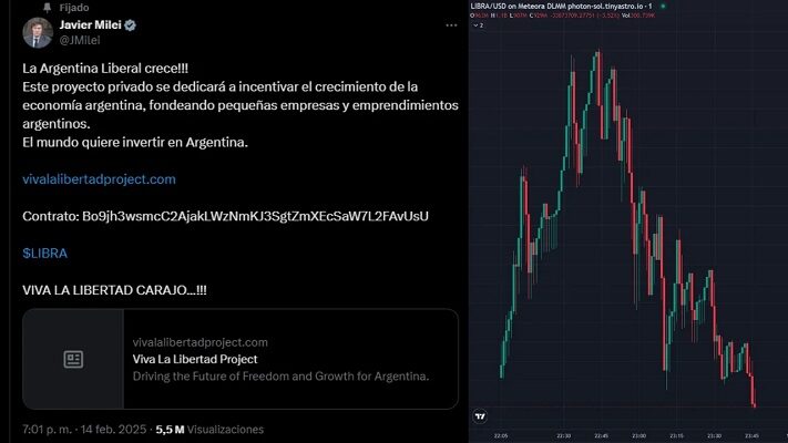 criptomonedas, Javier Milei
