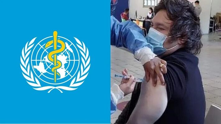 Javier Milei, Organización Mundial de la Salud