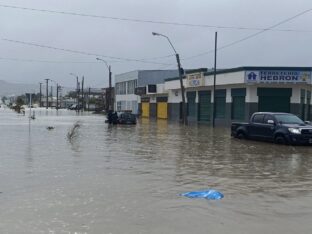 calles inundadas, Comodoro Rivadavia, lluvia