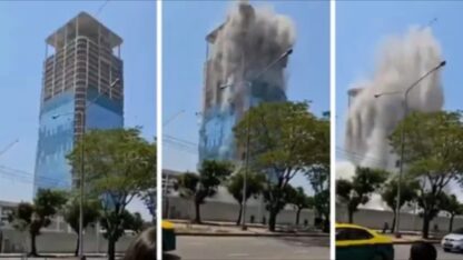 bangkok, derrumbe, edificio