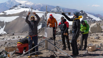 El Aconcagua tendrá una red de estaciones meteorológicas