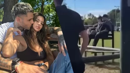 La China Suárez y Mauro Icardi fueron a ver juntos el partido de Rufina Cabré