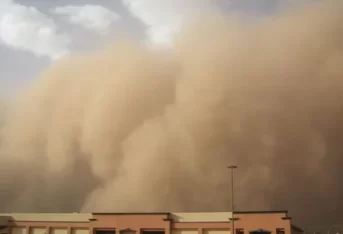 afecciones respiratorias, asfixia, cambio climatico, irak, tormenta de arena