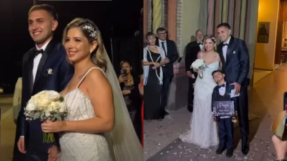 Facundo Ambrosioni, ex de More Rial, se casó con su novia Camila