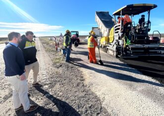 chubut, Doble Trocha, Madryn, obra, ruta, TRELEW