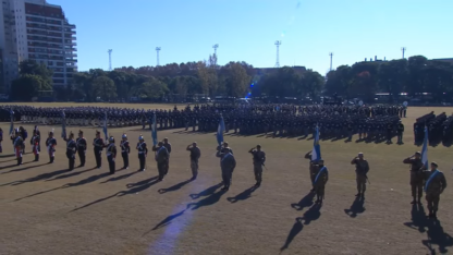 Campo Argentino de Polo, día de la bandera, Javier Milei