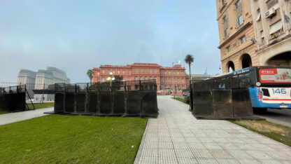 Casa Rosada, marcha por cfk, operativo policial, PLAZA DE MAYO