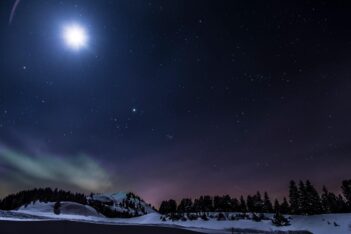 La estrella sobre el bosque